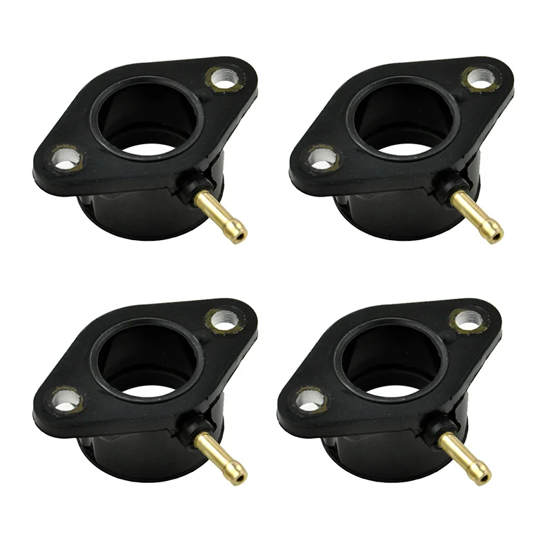 4PC Motorcycle Carburetor Carb Intake Manifold Joint Boot for Kawasaki
