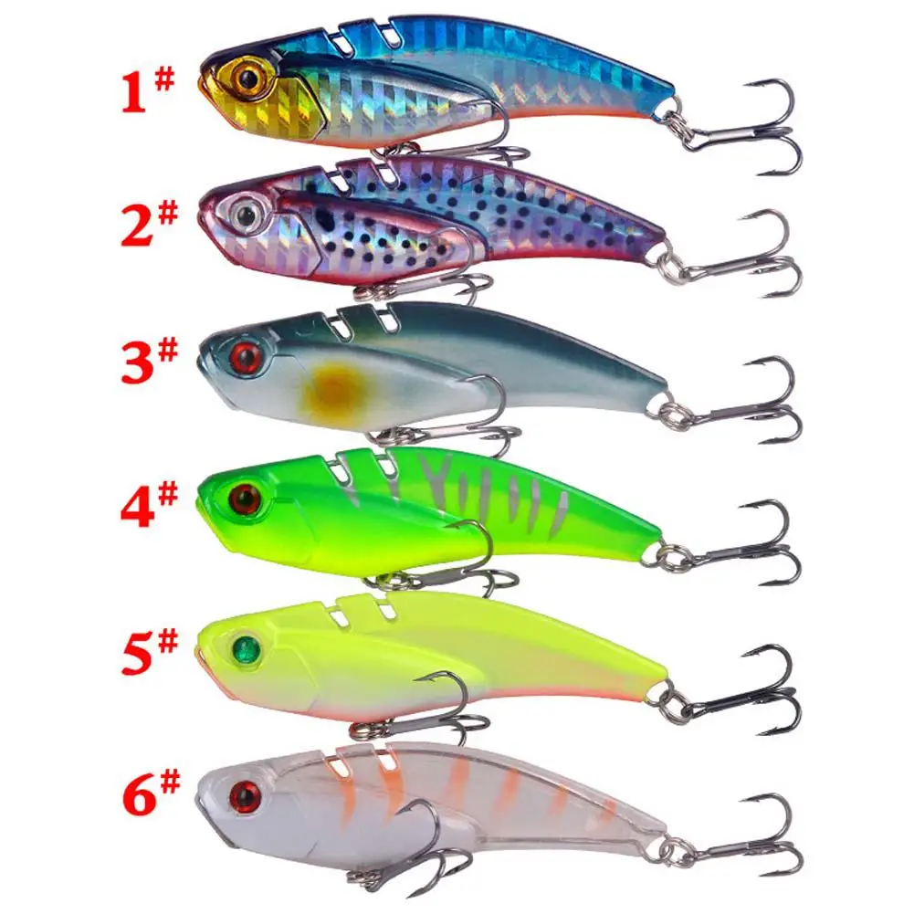 

20g 7cm 6 Colors Outdoor Bionic Bait Plastic Artificial Hard Lures with Hooks Colorful Fishing Accessories