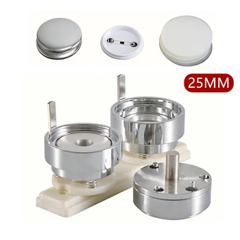 

25mm DIY Mold Button Badge Pin Making Die Mould Maker Mold+100 Set Button Badge Parts Supplies Material Badge Punch Press Making