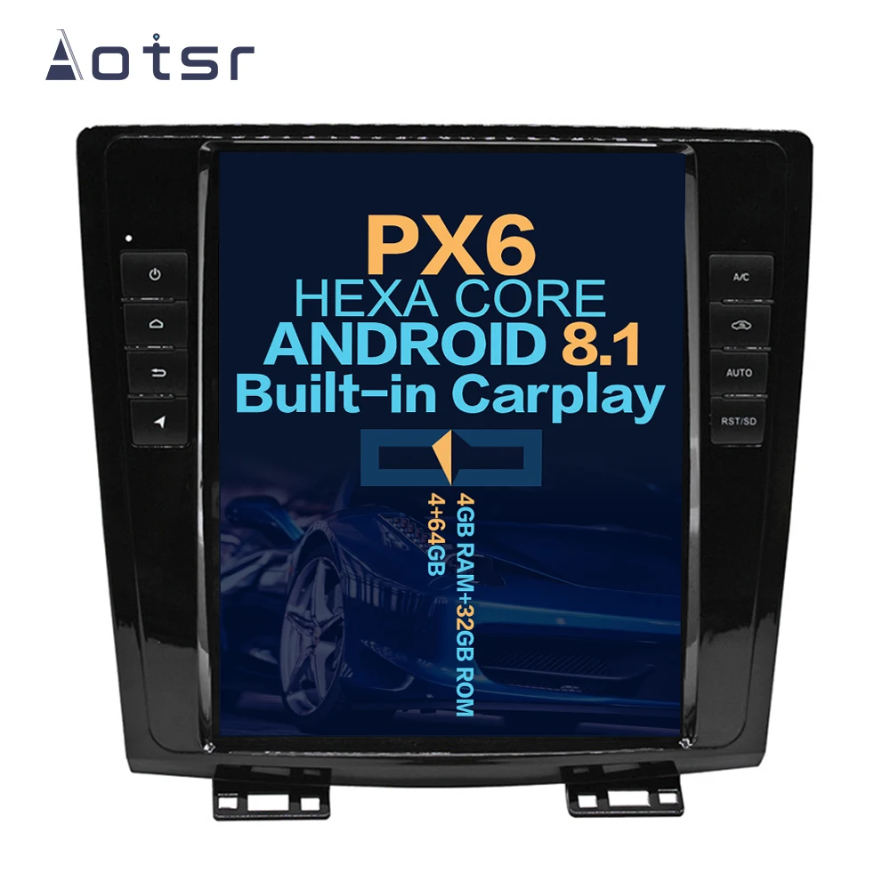 Aotsr Tesla 10," вертикальный экран Android 8,1 автомобильный DVD мультимедийный плеер gps навигация для GREAT WALL Haval H6- carplay