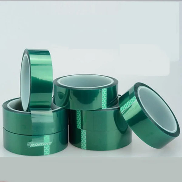 

35MM*33M PET green high temperature resistant tape circuit board painting spraying PCB plating protective tape