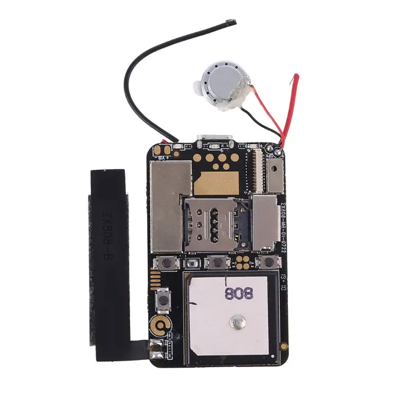 GPS-трекер ZX808 PCBA локатор GSM Wi-Fi LBS SOS сигнализация веб-приложение отслеживание