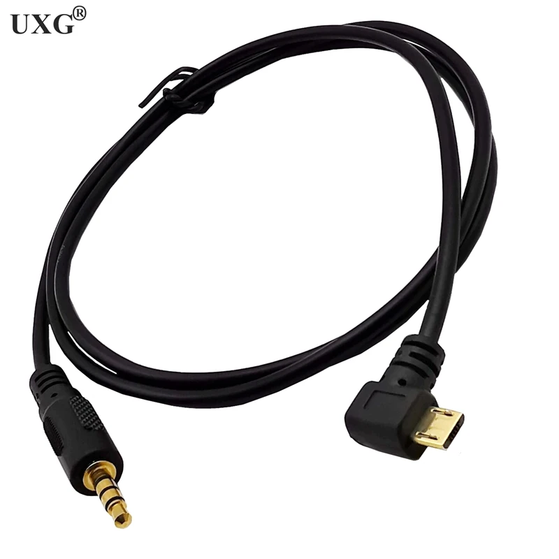 

3.5mm Stereo Male to Micro USB 5Pin Male Adapter Convertor Cable 1M for MP3 MP4