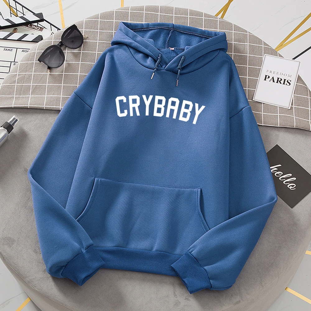 Женские пуловеры с принтом Cry Baby Новое поступление на осень и зиму повседневные