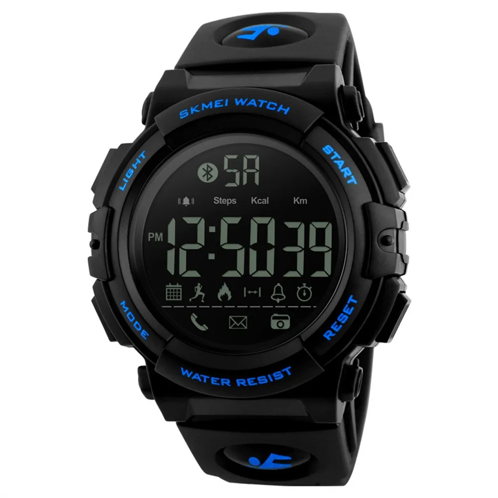 SKMEI 1303 водонепроницаемые спортивные Смарт-часы с Bluetooth 4,0 модные шагомер фитнес мужские часы Relogio Masculino женские умные часы