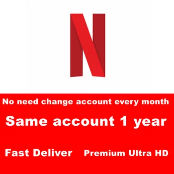 

1 Year 1 Month Netflix for Work Android Laptop PC Phone 4K 4 Screens Auto Renew Netflix Premium Account Code