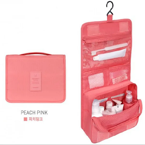 Hot Sale Makeup Cosmetic Toiletry Case Travel Packing Organizers Wash Organizer Storage Pouch Hanging Bag Travel Accessories - Цвет: 4