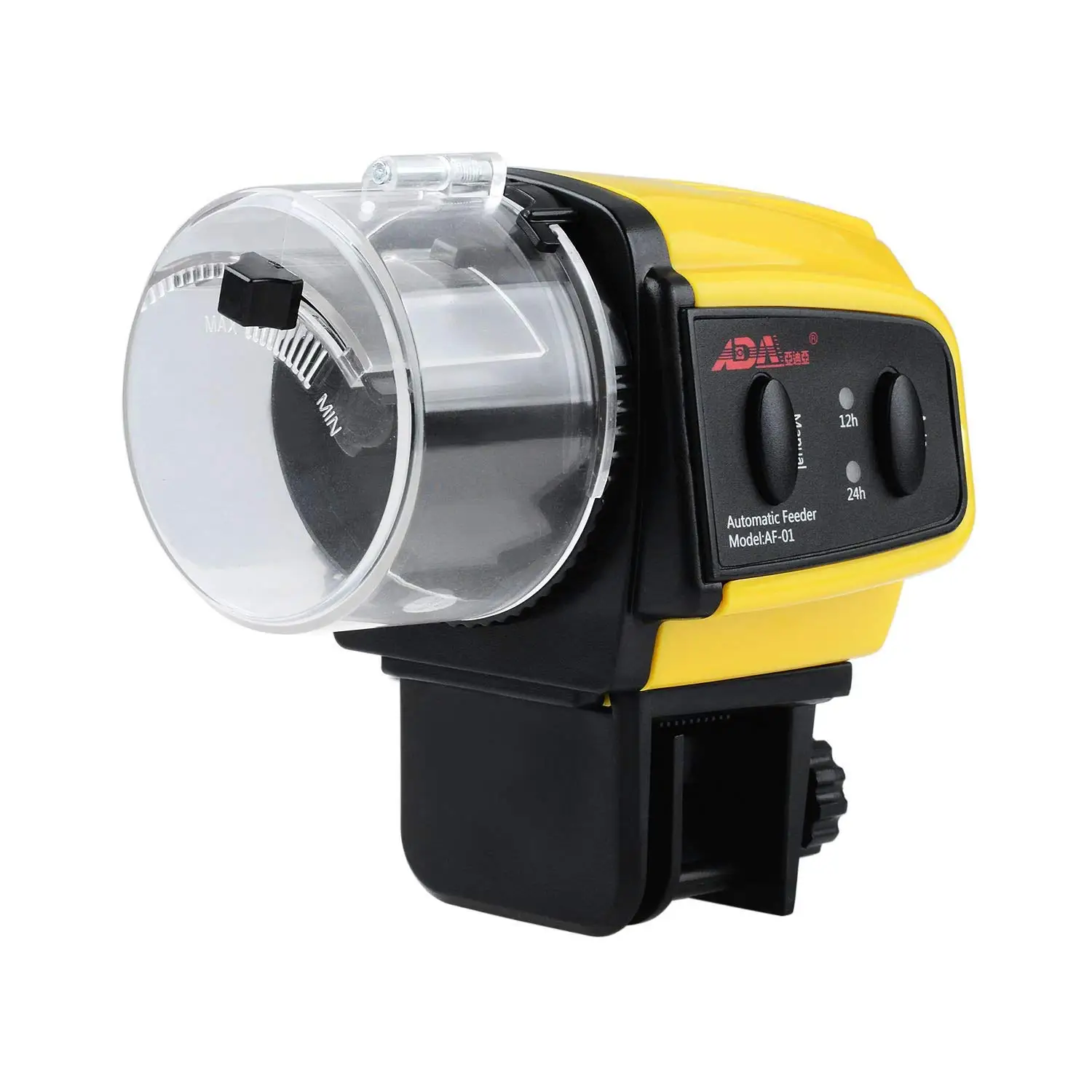 

ADA 65ml Automatic Fish Feeder Electronic Timer for Aquarium Tank Fish Food Dispenser Auto Pet Feeders 12/24 Hours Feeding