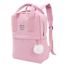 Подростковый тканевый рюкзак для школьниц, школьная сумка, Холщовый Рюкзак