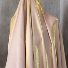 Глазурованный блестящий цвет порошок золотой шелк атласная дышащая ткань костюм ханьфу рубашка ткань