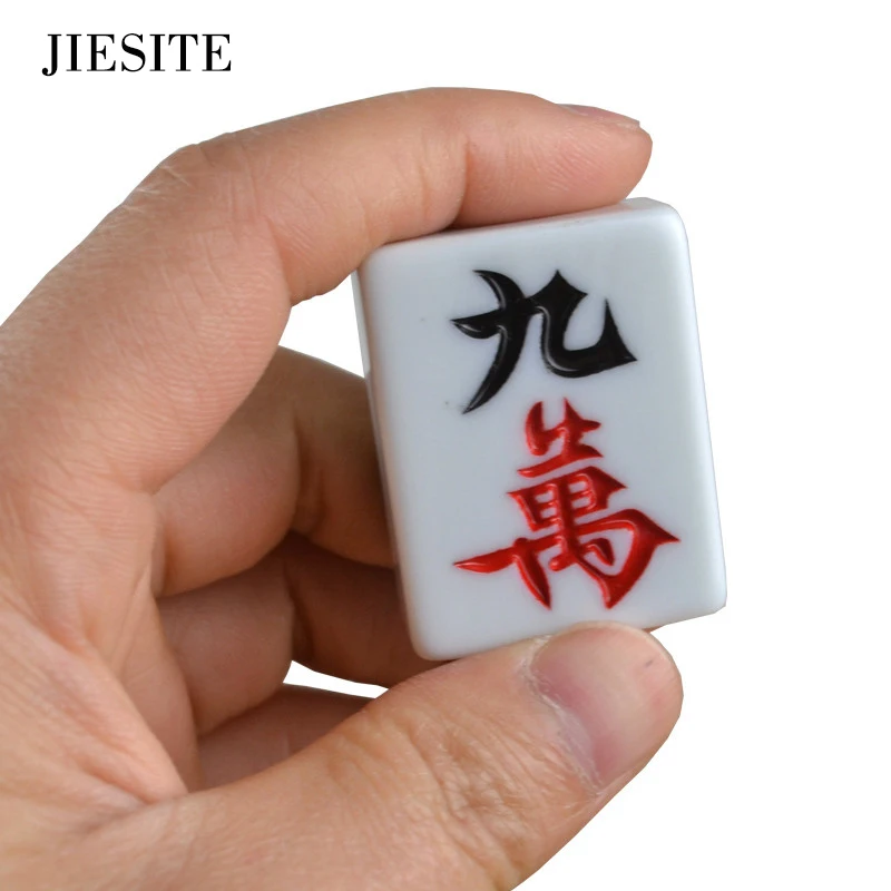 Jiesite viajar mahjong conjunto venda quente de alta qualidade mahjong  jogos em casa mahjong telhas chinês engraçado família mesa tabuleiro jogo