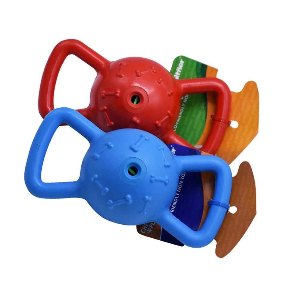 19 см игрушки для домашних собак жевательная игрушка для собаки любимчика игрушки tpr мяч для Собака Щенок сплошной собака Кот писк обучающая игрушка щенок жевать игрушка