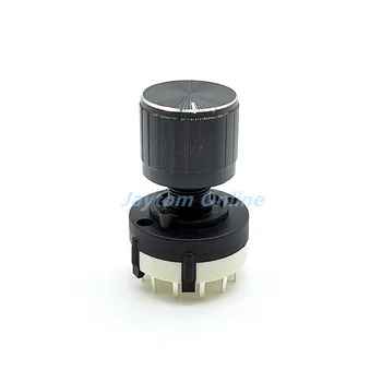 

1pc RS26 4 Pole 3 Position Selectable Band Rotary Channel Selector Switch With Caps Single Deck Rotary Switch Band Selector