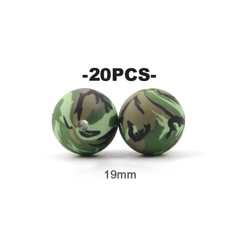 Floral and Leopard Print Silicone Bead Set