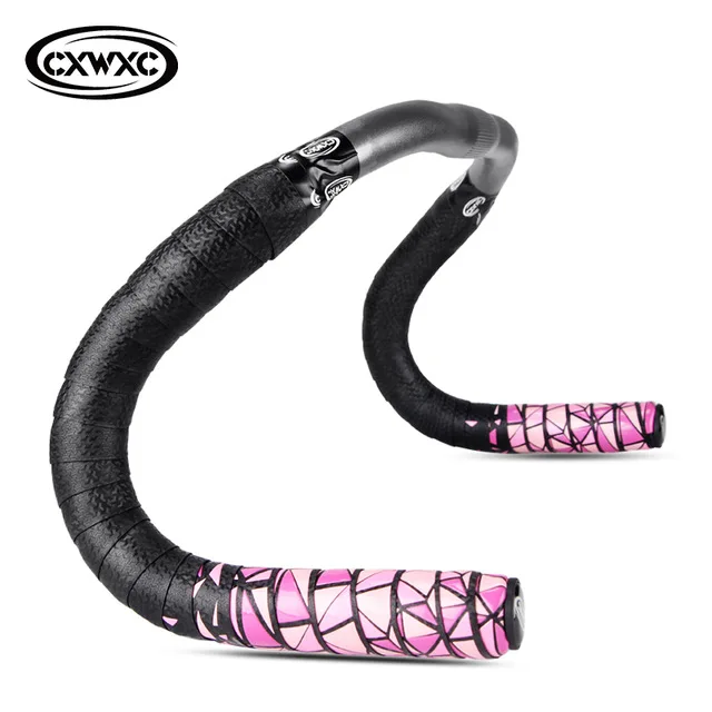Pink Силиконовая Противоскользящая Лента для MTB шоссейная лента для руля велосипеда Мужчины Женщины Девушки Лента для руля велосипеда ремень обертывание Аксессуары для велосипеда - Цвет: Pink
