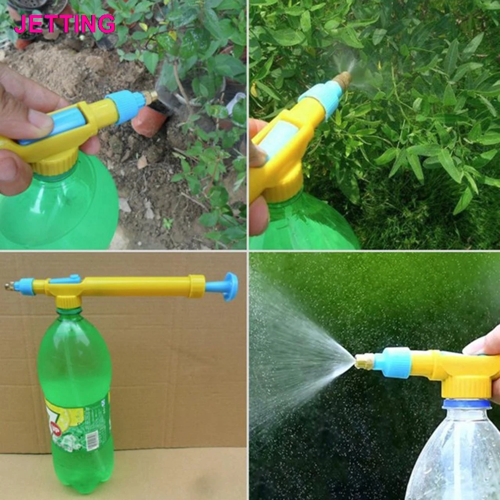 1pc portable Plastic Interface Juice Water Mini Sprayer Gun Pressure Type Bottles Interface Bottle Sprayer For Garden Tools