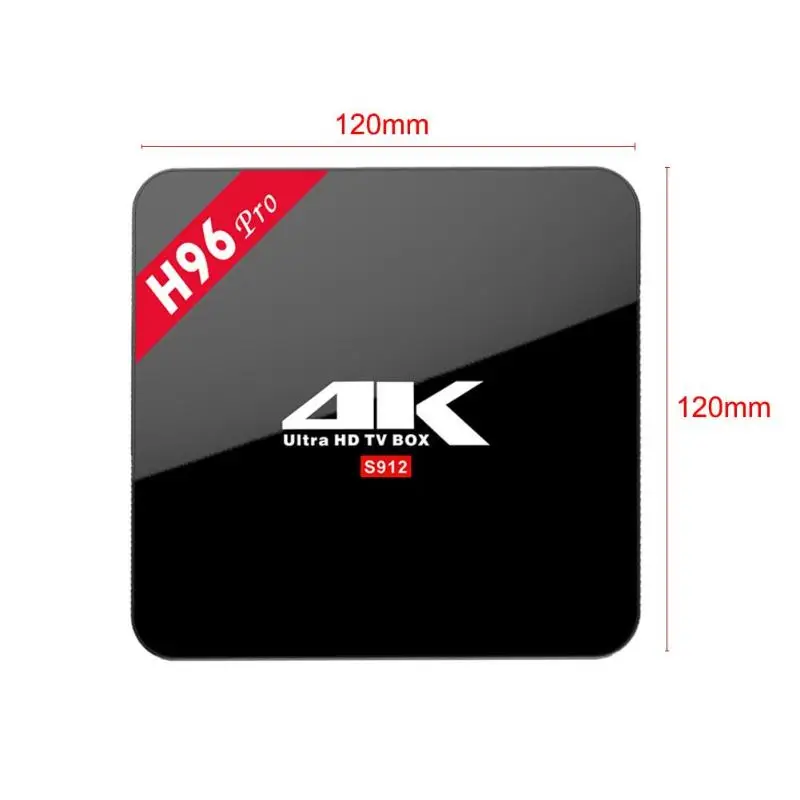 H96 Pro Android 7,1 Smart ТВ контейнер под элемент питания 2/3g+ 16G Декодер каналов кабельного телевидения восемь ядер 2,4G и 5,0G Wi-Fi Bluetooth 4,1 Miracast 4 к HD медиаплеер ЕС