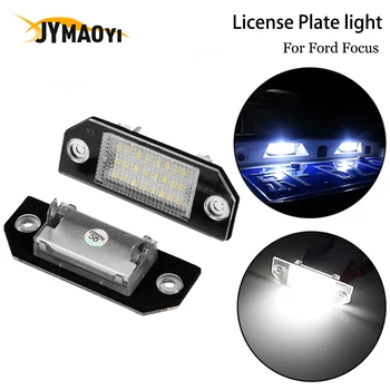 

JYMAOYI High brightnes 24 LED License Plate Light Lamp car accessorios car Number super White Light for Ford Focus C-MAX MK2