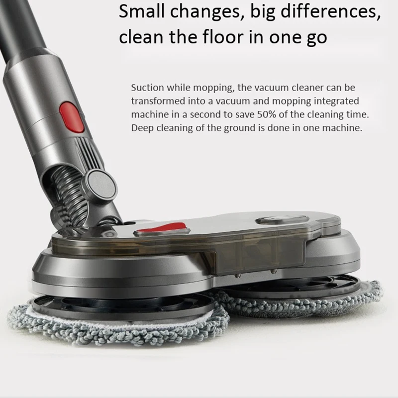 Electric Wet Dry Mopping Head for Dyson V7 V8 V10 V11 Replaceable Parts with Water Tank Mop Head Mop Pads Water Cup - Image 6