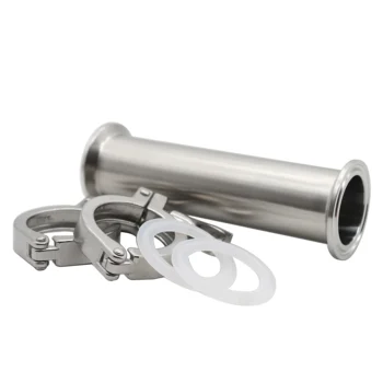

Sanitary Tri Clamp Spool Tube With Ferrule Clamp End 6"-24" Length Tube