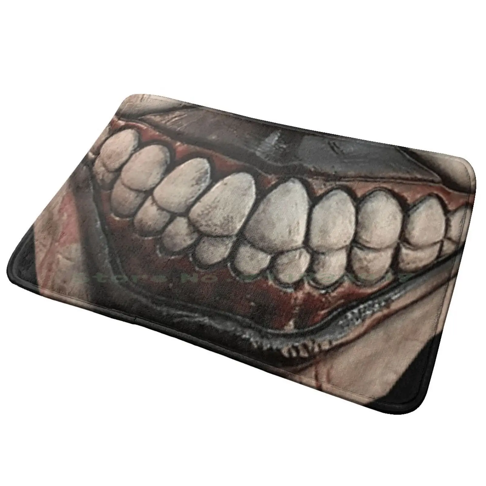 

Scary Mouth Entrance Door Mat Bath Mat Rug Scary Happy Halloween 31 October October 31 Anti-Slip Bedroom Kitchen Foot Mat Floor
