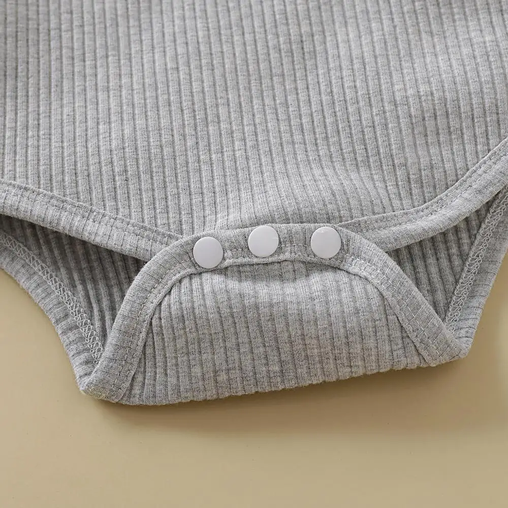 Baby Bodysuits Brand Newborn Girls Clothes Fashion Solid Long Sleeve Inant Bebes Body Onesie Tops 0-18 Months Children Jumpsuits