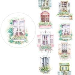 Kailikin – bande en papier washi, design original, pour scrapbooking, livre Journal, petite fenêtre élégante 