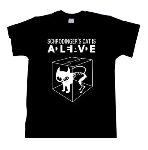 Cat мертв, жив Шредингера футболка Флэша Шелдона чудак, дурачок Пенни мягкий «Хелло Китти»