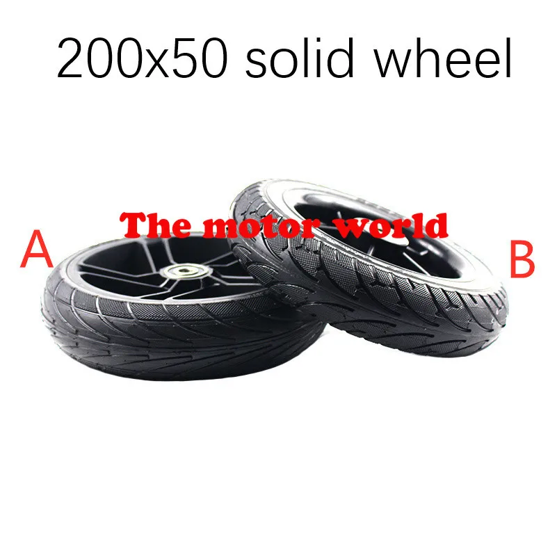 HOT SALE High Performance 200x50 Solid Wheel for Two Wheels Electric Self Balancing Hoverboard Scooter 200*50 Tyre | Автомобили и