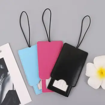 

1 PC Creative Leather Luggage Tags Labels Strap Name Address ID Suitcase Bag Baggage Travel