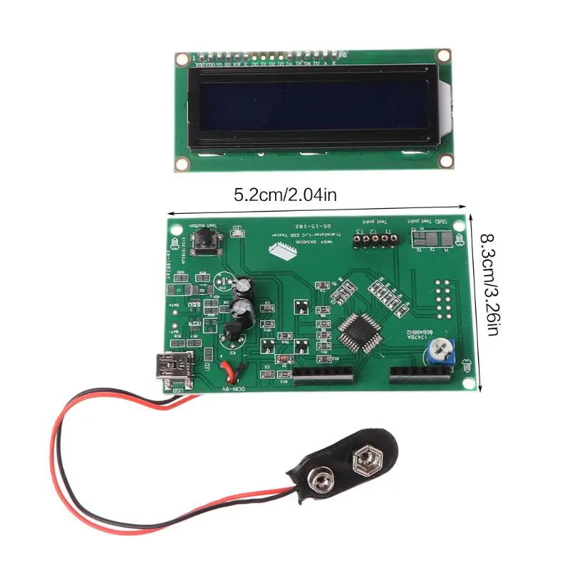 TS-M8N Транзистор тестер Диод Триод Емкость ESR метр MOSFET NPN/PNP Прямая поставка поддержка