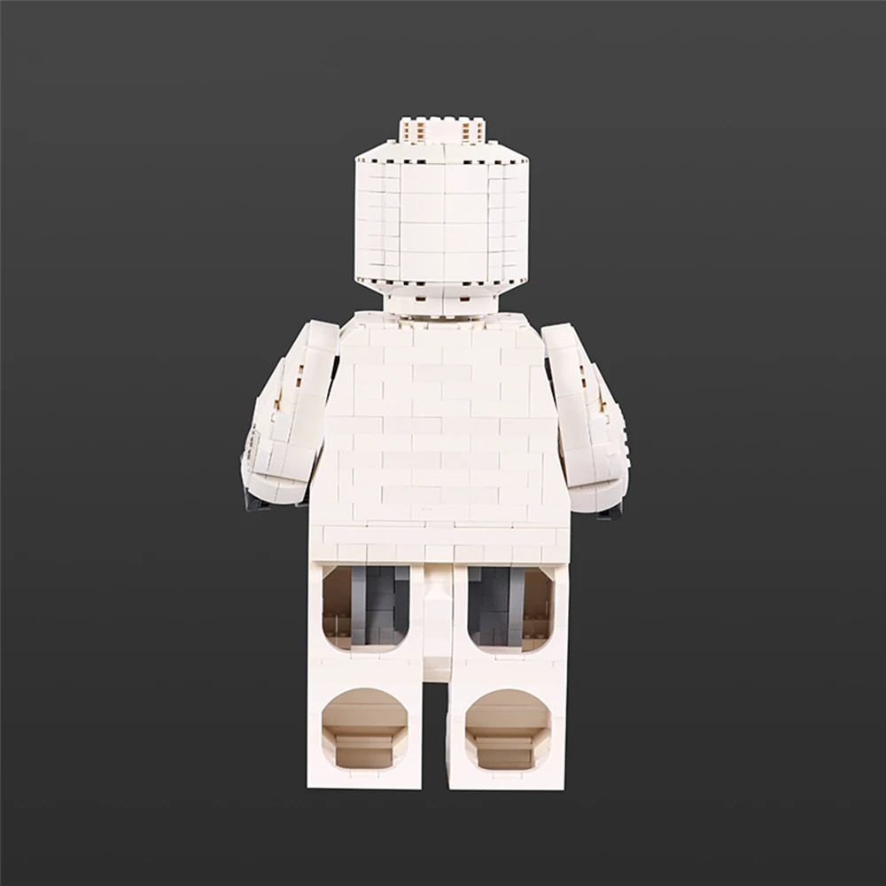 MOC  Big Figures Rotatable lower limbs Building Blocks Diy Bricks Educational Assembly Toys Creative Birthday Gift For Children