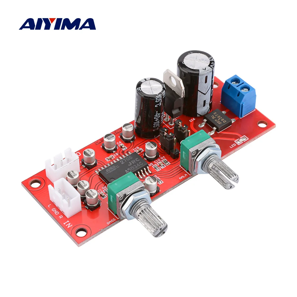 

AIYIMA NJM2706 Tone Board Amplifier Preamp Sound Enhancement Board 3D Surround Sound Volume Control Adjustment