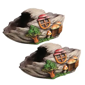 

1 Set Succulent Flowerpot Green Plants Flowerpot for Gardening Light Grey