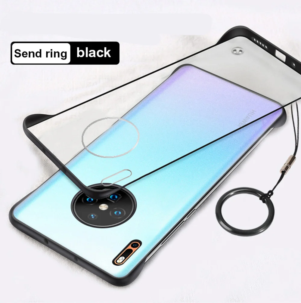 Для huawei mate 30 чехол mate 20 mate 30 Pro X прозрачный матовый безрамочный чехол-накладка для Honor 9X 8X 8C V20 20 Pro противоударный чехол-накладка