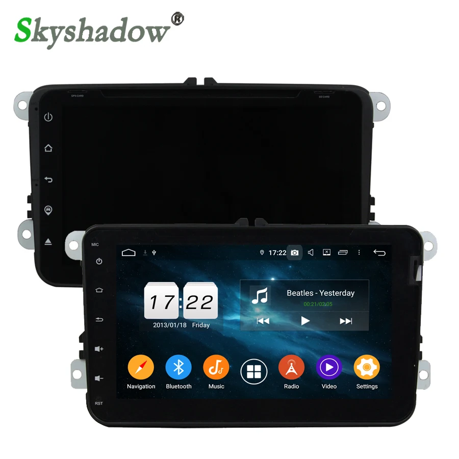 Автомобильный DVD-плеер IPS DSP Android 11 0 4G + 32 ГБ радио DVD GPS Bluetooth 5 для VW PASSAT CC Tiguan Jetta Leon Polo
