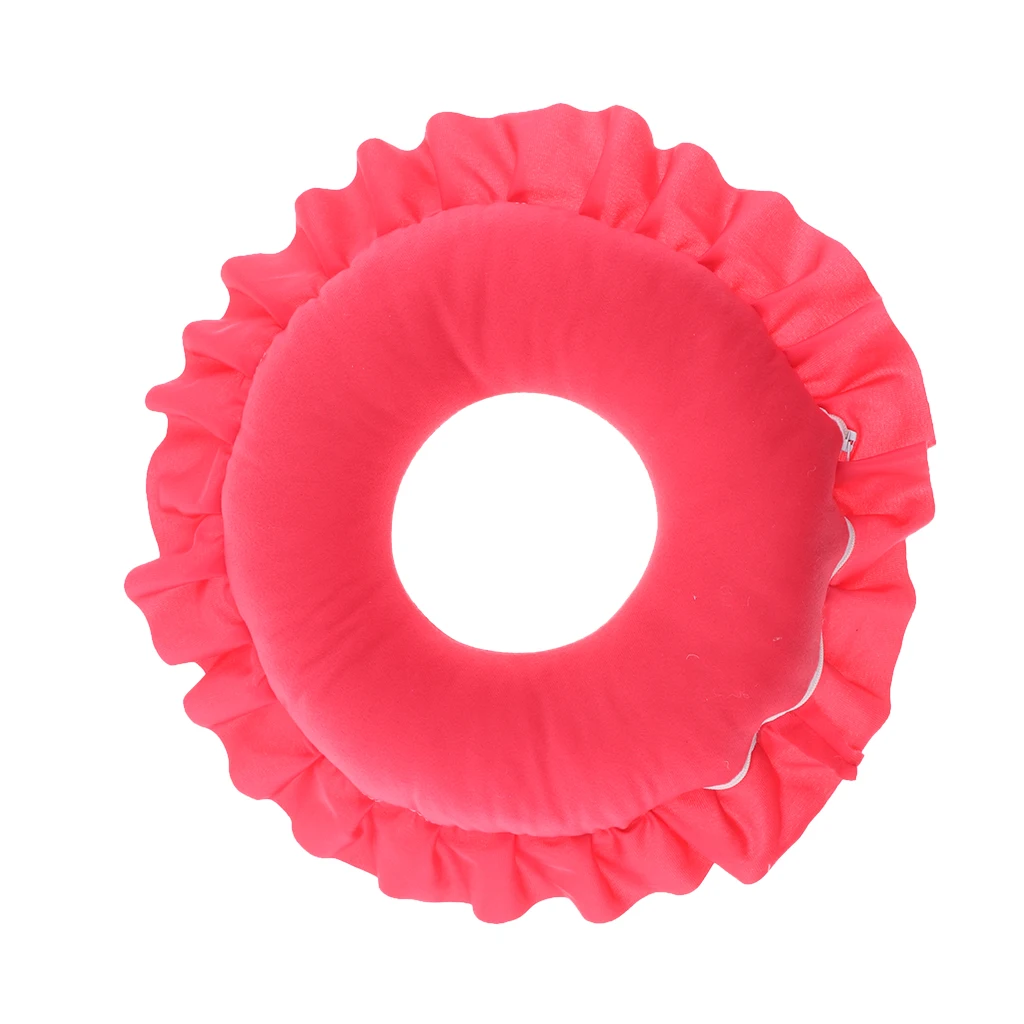 Lightweight Comfortable Foam Beauty Salon Face Massage Pillow for Beauty SPA Salon Table Bed Red