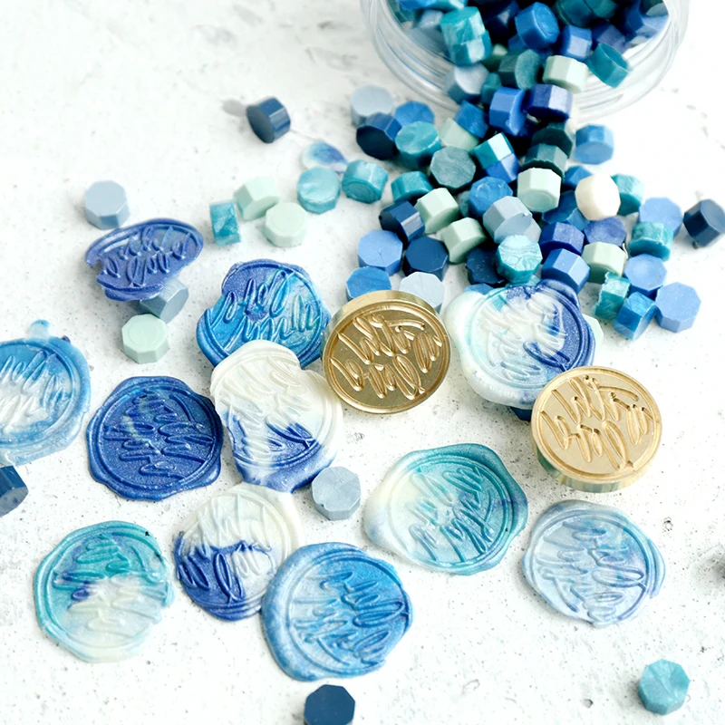 Sealing Wax Beads 100 Pcs Lacquer Wax Particles Sealing Wax Stamp Retro Envelope Invitation Sealing