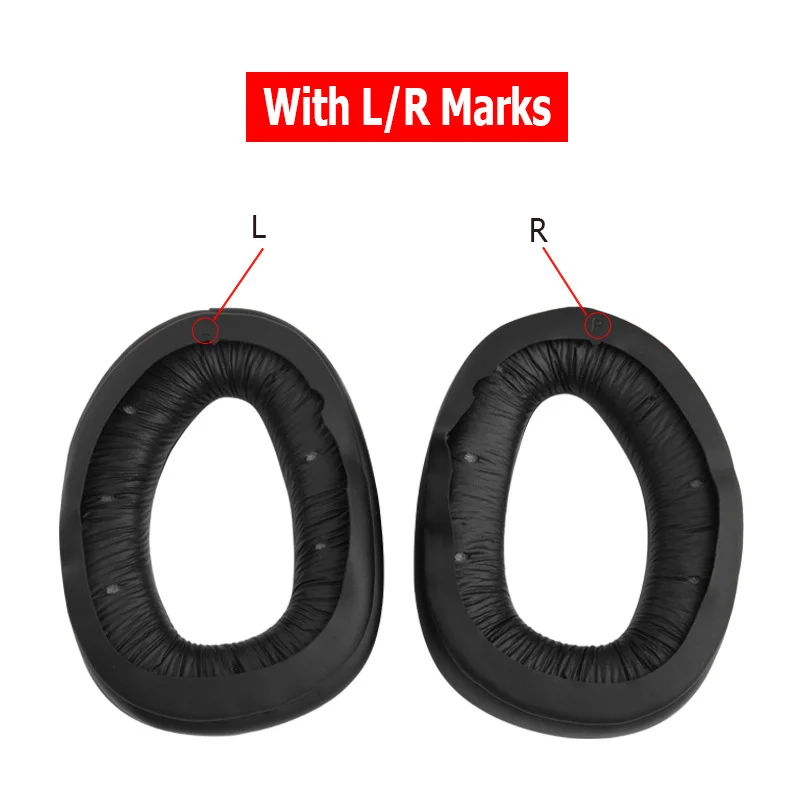 Protein Leather Ear Pads Cushions for Sennheiser GSP300 GSP 301 302 303 350 Headphone Earpad Ear Cushions Earmuffs Caps Covers