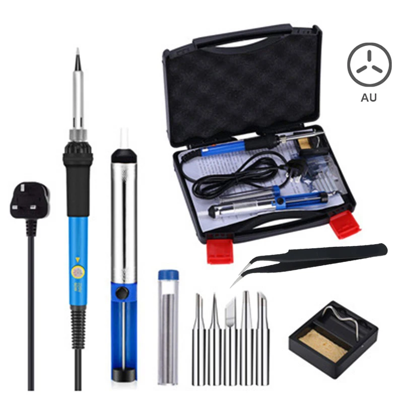 Professional Soldering Iron Kit 60W Electronics Welding Irons Tool Repair Tools Professional Soldering Iron Kit 60W Electronics Welding Irons Tool Repair Tools