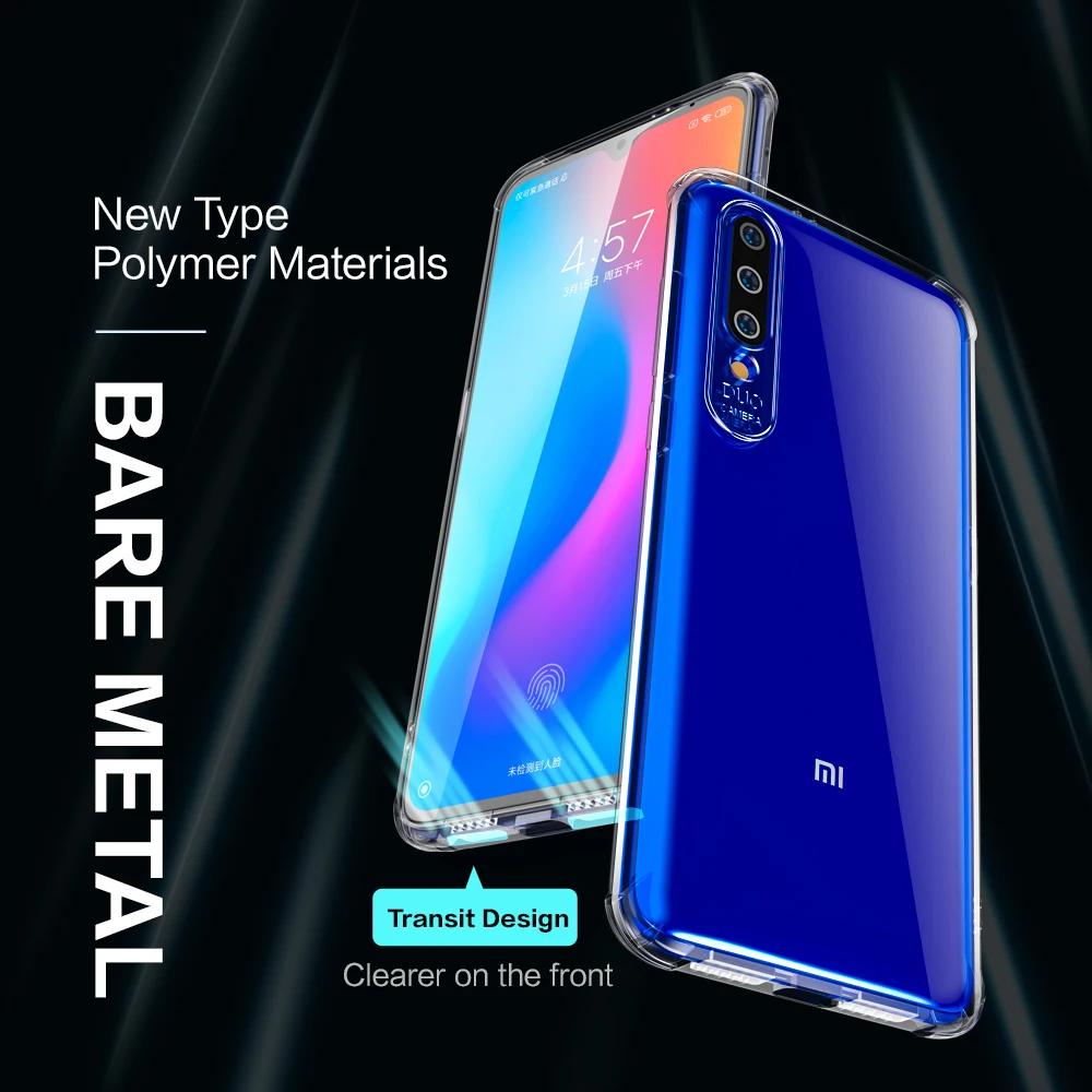 Ударопрочный бампер SmartDevil прозрачный силиконовый чехол для телефона Xiaomi cc9 cc9e