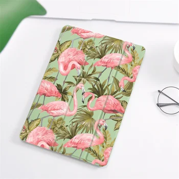 

Tropical Flamingo Case For Apple iPad Air 9.7 fundas Slim PU Soft Silicone wake Smart Cover Case for iPad mini 5 4 3 Pro 2020