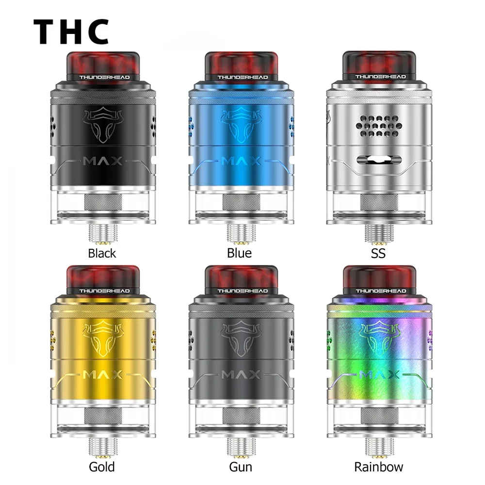 Оригинал THC Tauren Max RDTA 4 5 мл емкость y-образная сборка колода и двойная намотка