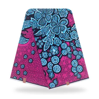 

High Quality Pagne Print African Guaranteed Pagne Real Wax Veritable Fabric 100% Cotton Nigeria Veritable Wax Ankara Fabric