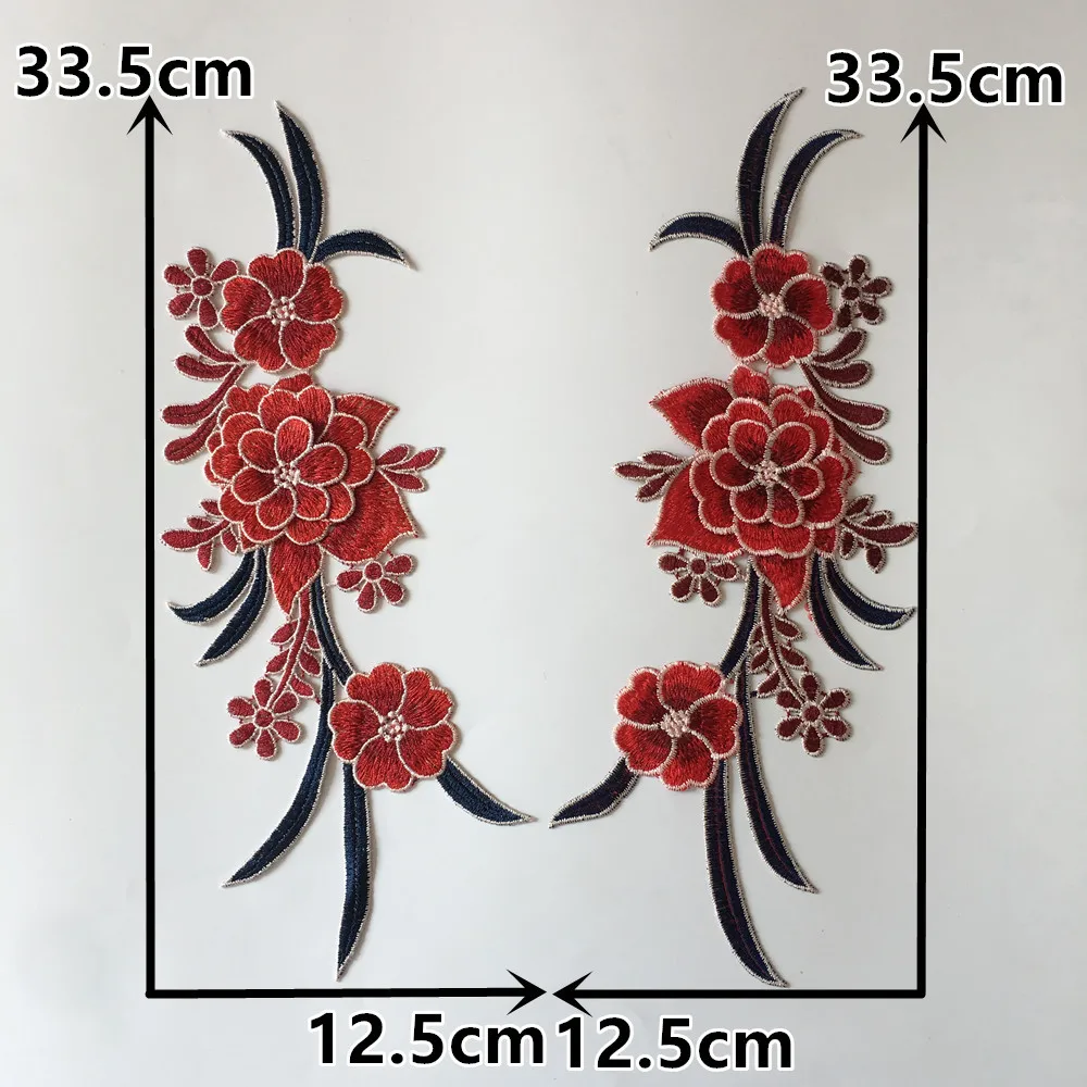 Новое поступление 3D цветок кружева декольте Вышивка Аппликация кружевной воротник DIY кружевная ткань для шитья аксессуары для одежды пара продаж
