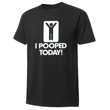 

Fun Cartoon I Pooped Today Men T Shirt 2020 Summer Fashion Short Sleeve Round Collar T-Shirt Mens Casual Shirt Fitness Tee Tops