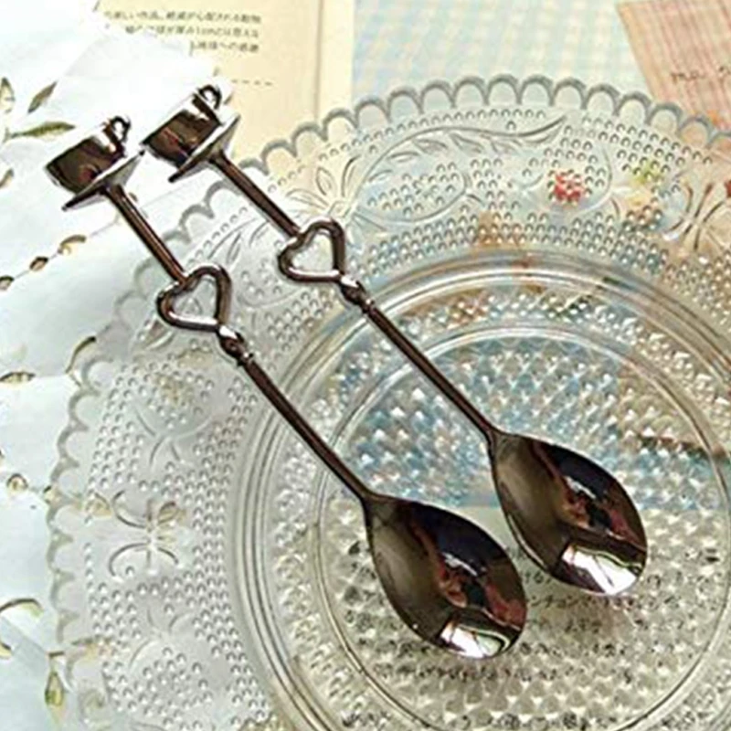 Souvenir Wedding Souvenir 1 set Wedding Souvenirs Love Drink Tea Coffee Spoon Bridal Shower Wedding Gift for Guests Wedding Birt