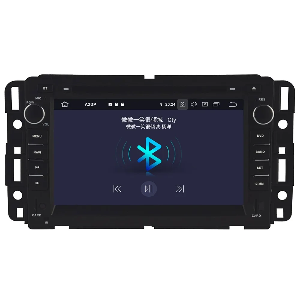 Android 9 с ips DSP экраном для Chevrolet Traverse Tahoe Commuter GMC автомобильный радиоприемник с навигацией GPS мультимедиа головное устройство плеер DVD