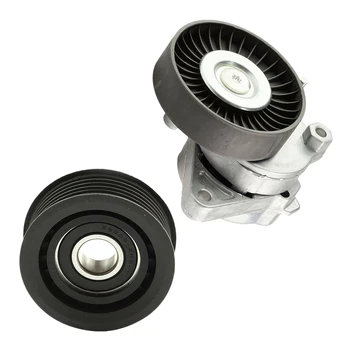 

Tensioner Pulley + Idler Pulley KIT Fit for Mercedes Benz S350 E320 C280 0002020919 + 1122000970