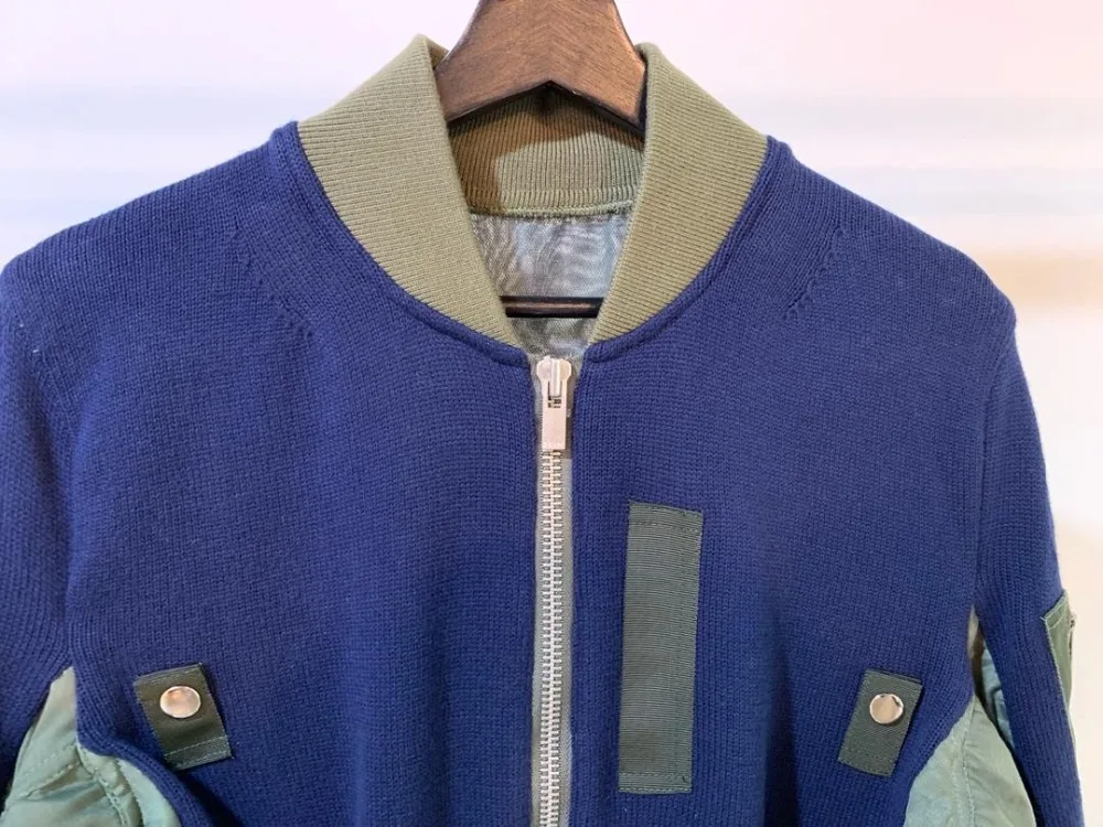 2019FW Роскошная куртка Женская Лоскутная Повседневная куртка пальто Женская шикарная верхняя одежда пальто 2 цвета ddxgz2 8,20